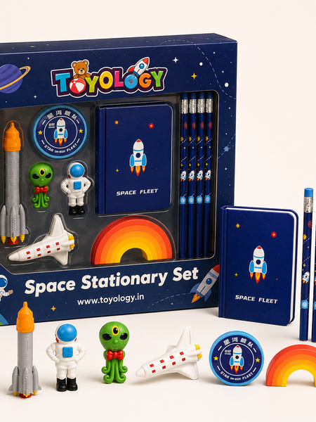 Space Stationery Set for Kids | Complete School Kit | Toyology