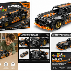 SUPER CAR BLOCK ORANGE