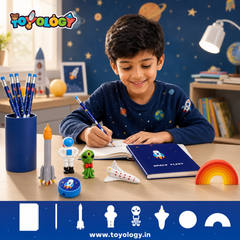 Space Stationery Set for Kids | Complete School Kit | Toyology