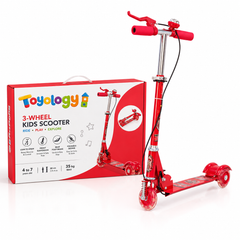 3 WHEEL SCOOTER RED