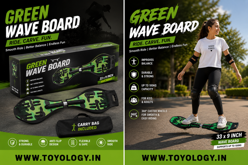 WAVE BOARD GREEN