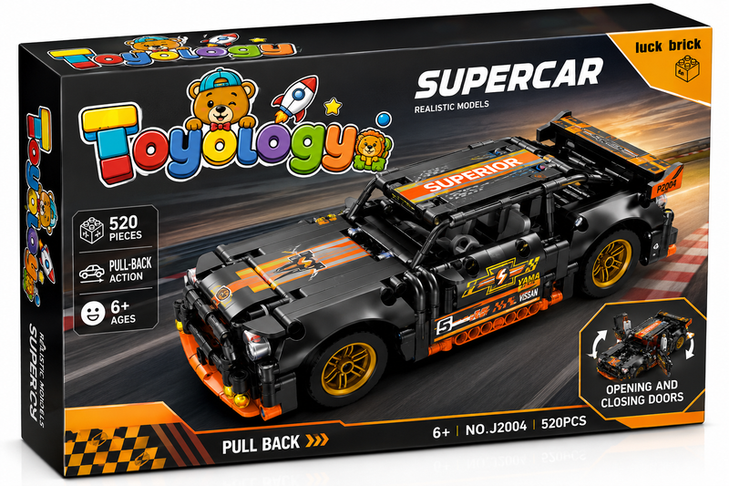SUPER CAR BLOCK ORANGE