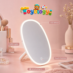 LED Makeup Mirror with Touch Light | Portable Vanity Mirror | Toyology