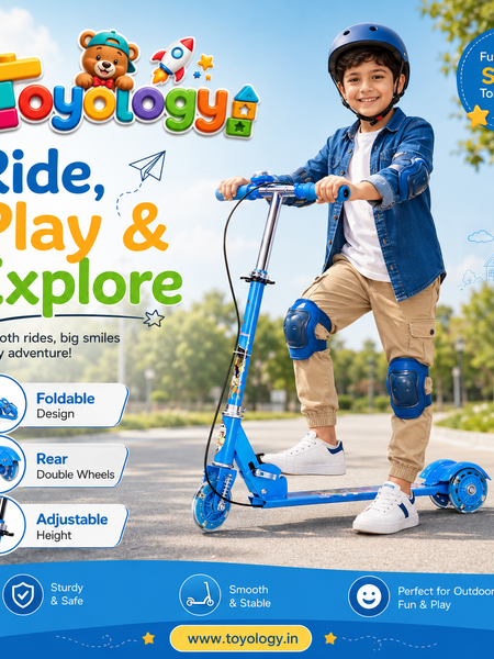 3 WHEEL SCOOTER  BLUE