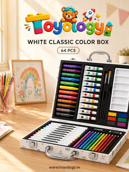 64 PCS Classic Art & Colour Box Set for Kids | Toyology