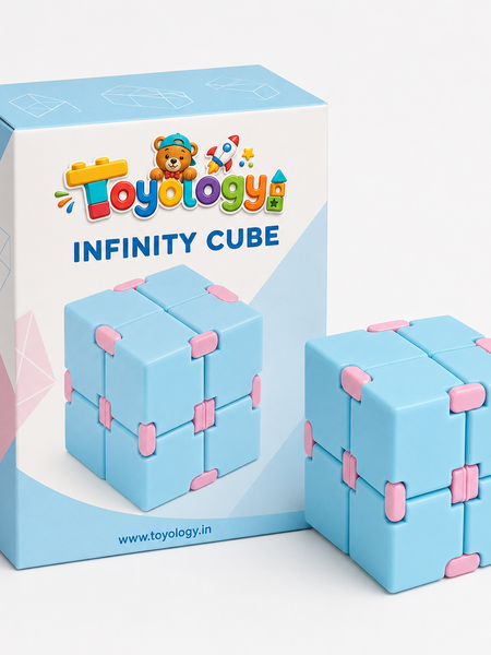Infinity Cube Fidget Toy | Stress Relief Toy for Kids & Adults | Toyology