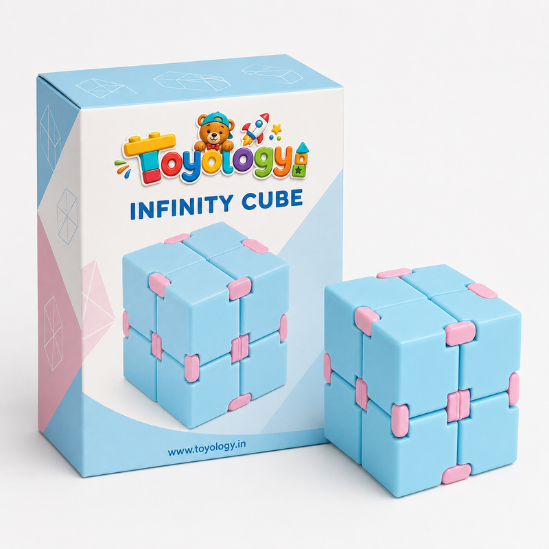 Infinity Cube Fidget Toy | Stress Relief Toy for Kids & Adults | Toyology