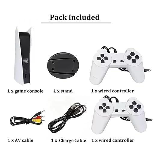 GS5 TV Game Console for Kids | Plug & Play Home Gaming System | Toyology