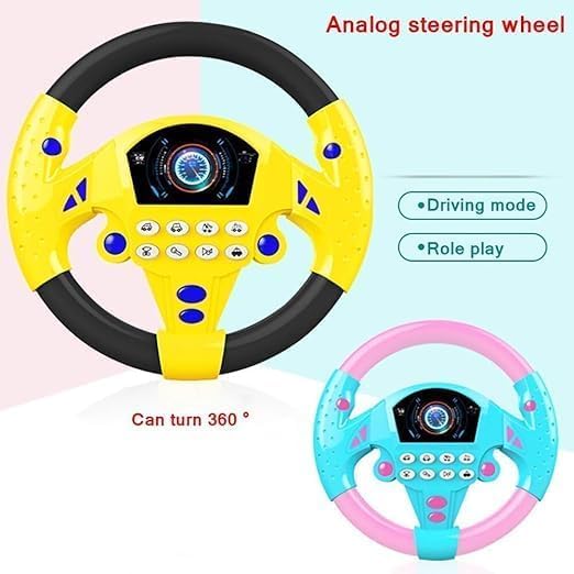 YELLOW STEERING WHEEL