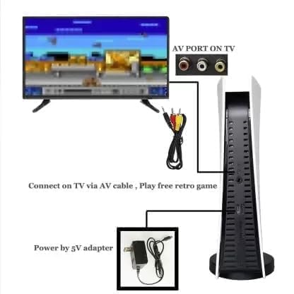 GS5 TV Game Console for Kids | Plug & Play Home Gaming System | Toyology