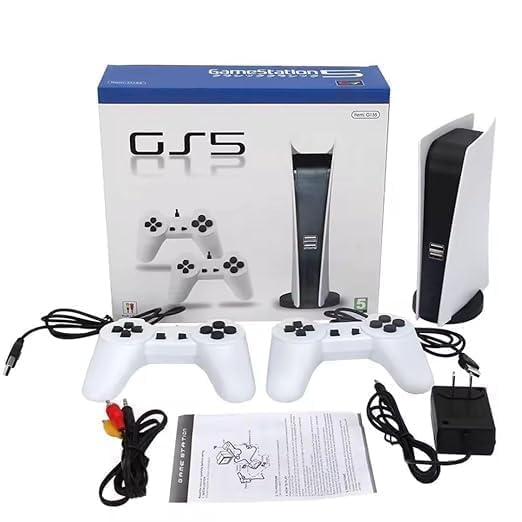 GS5 TV Game Console for Kids | Plug & Play Home Gaming System | Toyology