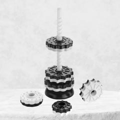 Spinning Tower Montessori Toy for Kids | Educational Stacking Toy | Toyology