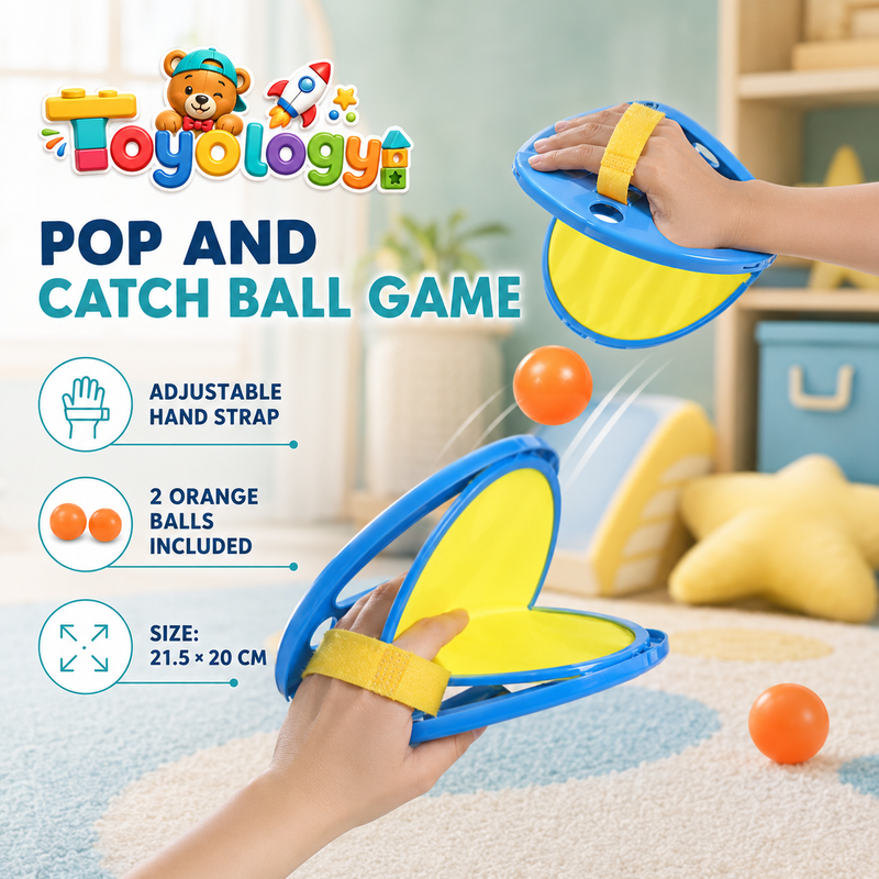 POP and Catch Ball Game for Kids | Toyology