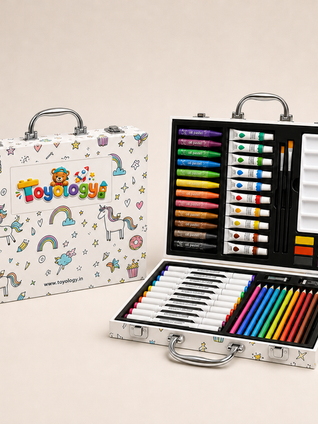 64 PCS Classic Art & Colour Box Set for Kids | Toyology