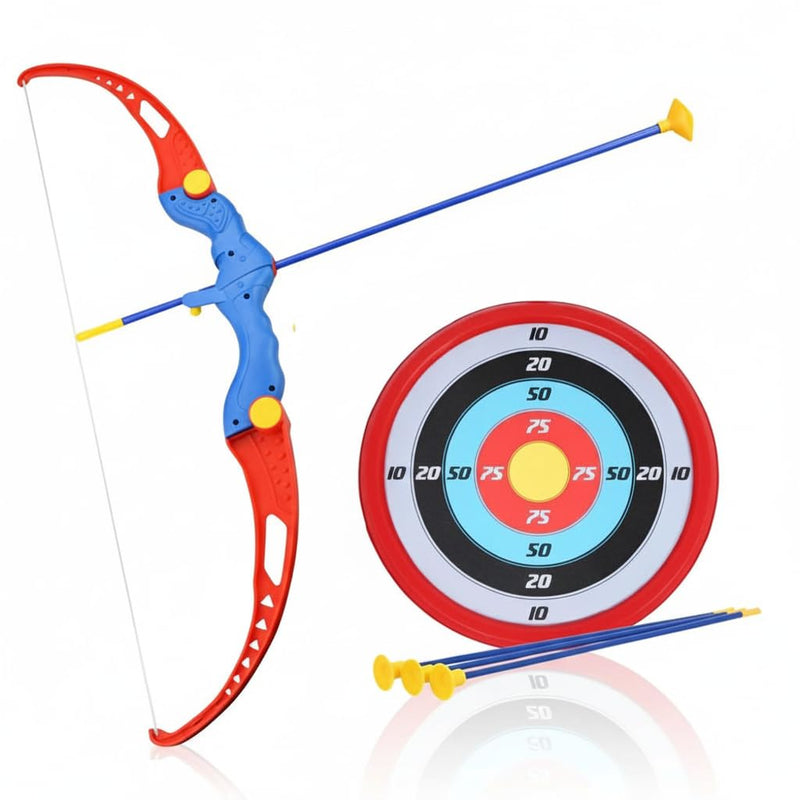Kids Bow and Arrow Archery Set with Target | Safe Sports Toy | Toyology