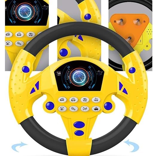YELLOW STEERING WHEEL