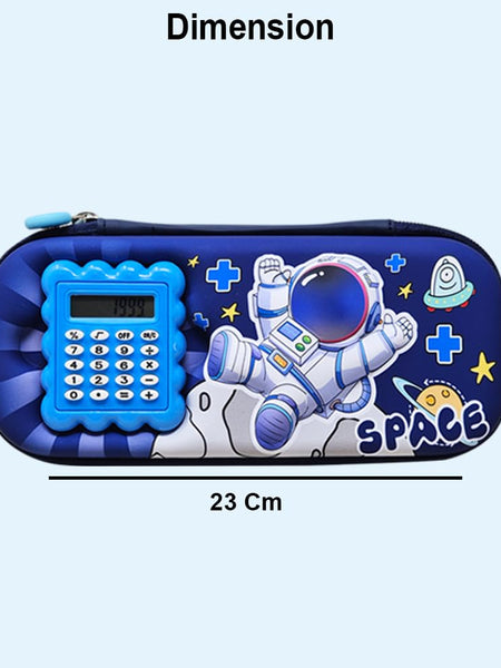 3D Calculator Space Pencil Case for Kids | Toyology