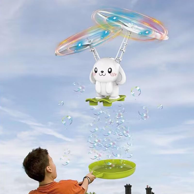 Flying Bubble Helicopter Toy for Kids | Automatic Bubble Maker | Toyology