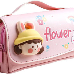 3D Flower Pencil Case for Kids | Cute Pencil Pouch