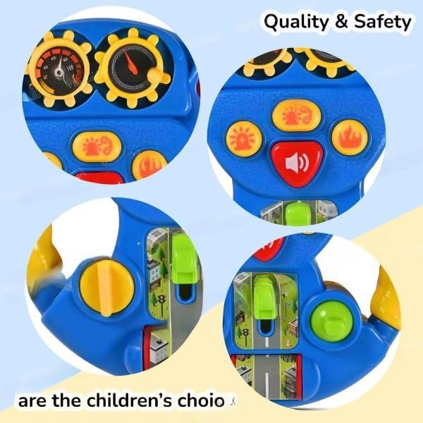 STEERING WHEEL  BLUE