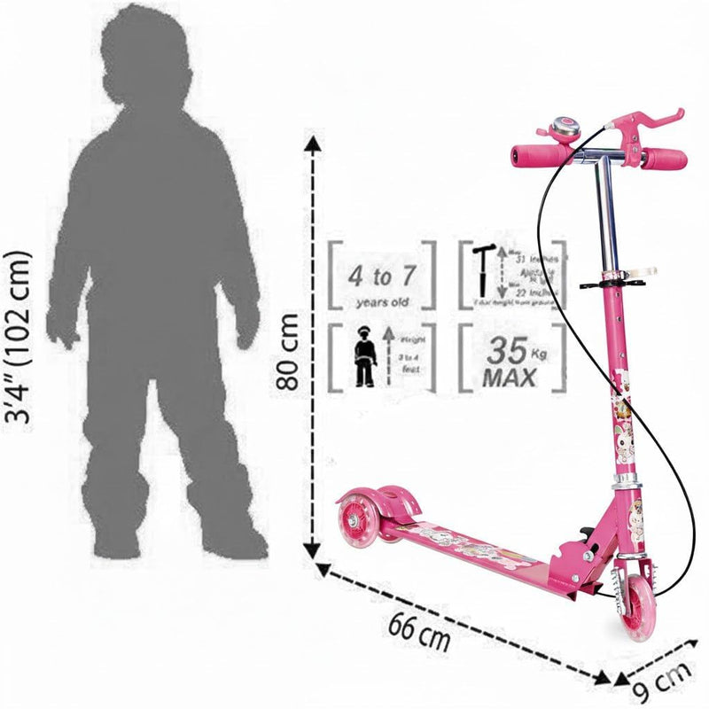 3 WHEEL SCOOTER PINK