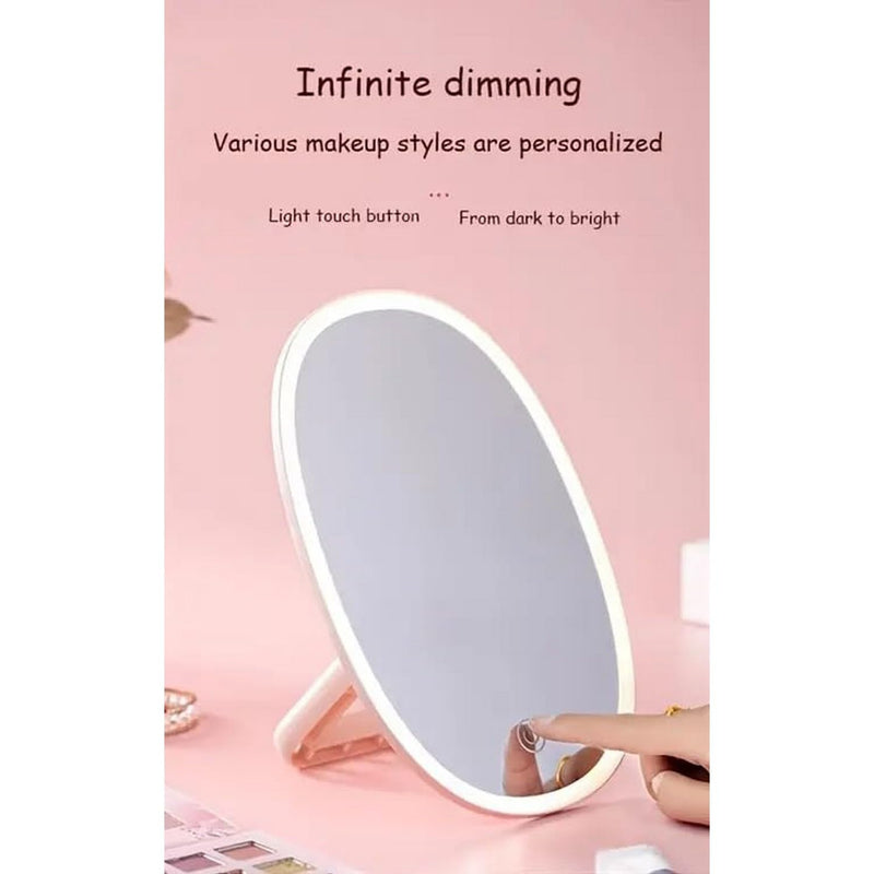 LED Makeup Mirror with Touch Light | Portable Vanity Mirror | Toyology