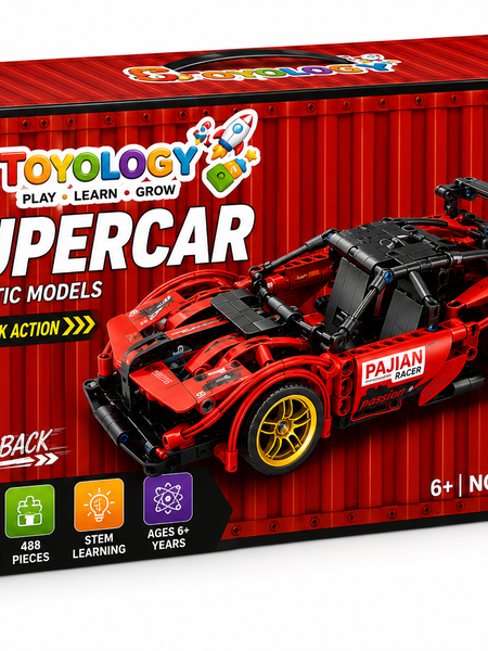 SUPER CAR BLOCK RED