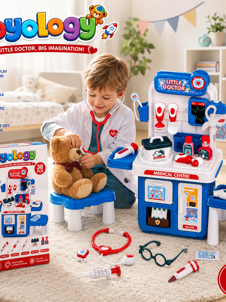 Doctor Medical Play Set for Kids | Pretend Hospital Toy | Toyology