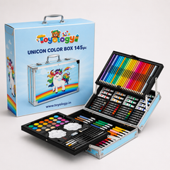 145 PCS Unicorn Art & Colour Box Set for Kids | Toyology