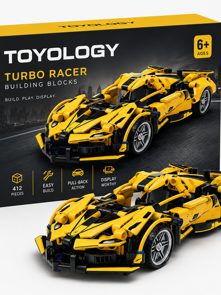 SUPER CAR BLOCK YELOOW