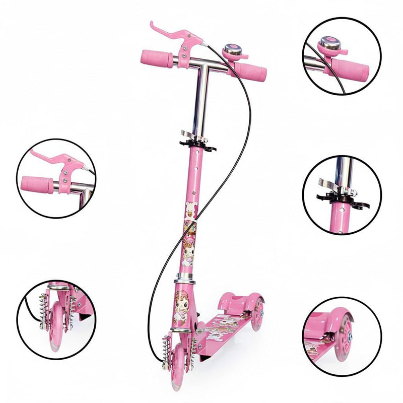 3 WHEEL SCOOTER PINK