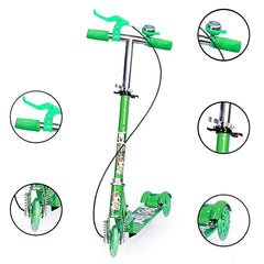 3 WHEEL SCOOTER GREEN
