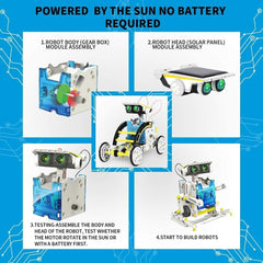 13 IN 1 SOLAR  ROBOT DIY