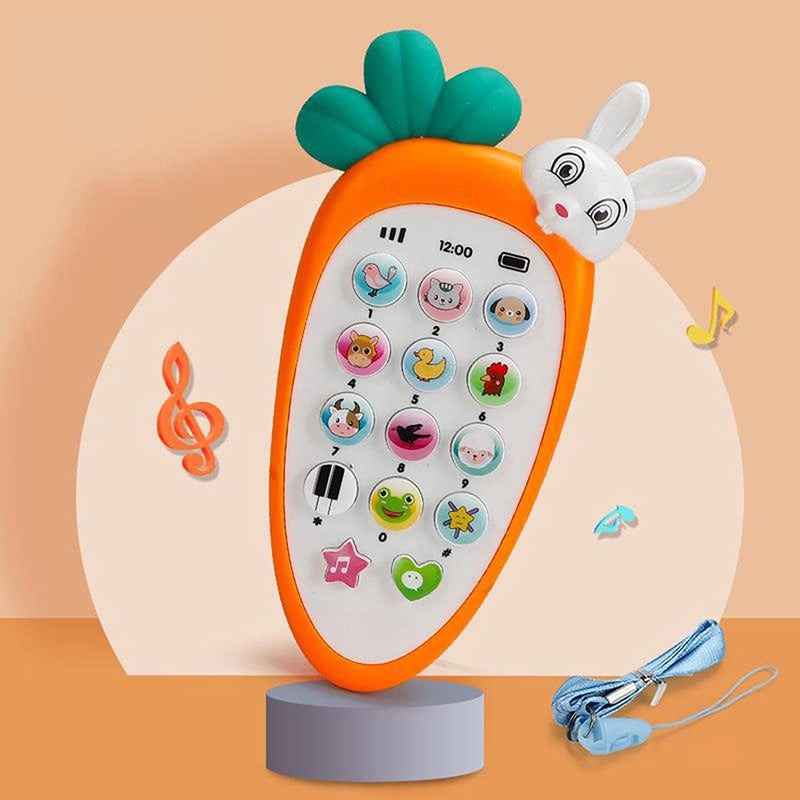 Rabbit Musical Toy Phone for Kids | Educational Light & Sound Toy | Toyology
