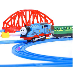 Thomas Cartoon Train Track Toy Set for Kids | Battery Operated Train Set | Toyology
