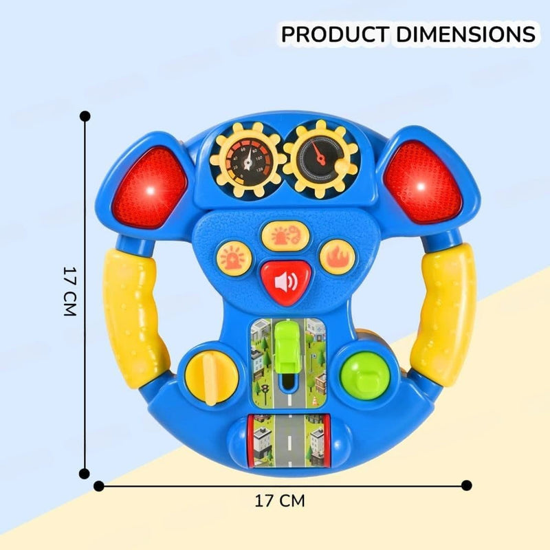 STEERING WHEEL  BLUE