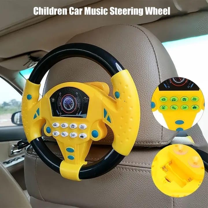 YELLOW STEERING WHEEL