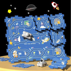PUZZULE SPACE RAIL CAR