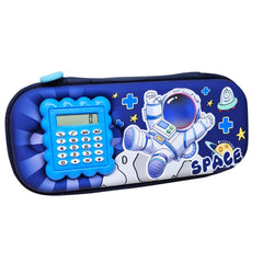 3D Calculator Space Pencil Case for Kids | Toyology