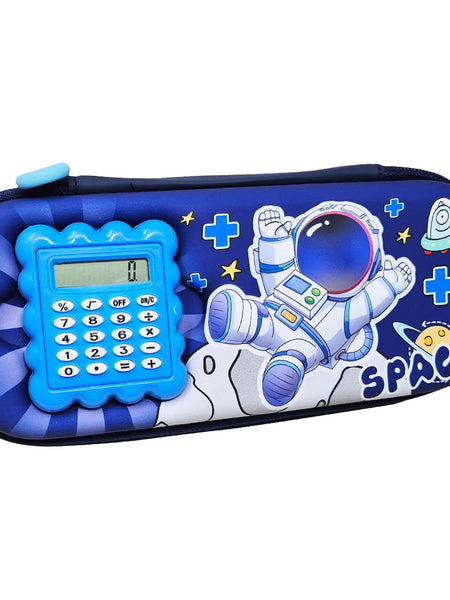3D Calculator Space Pencil Case for Kids | Toyology