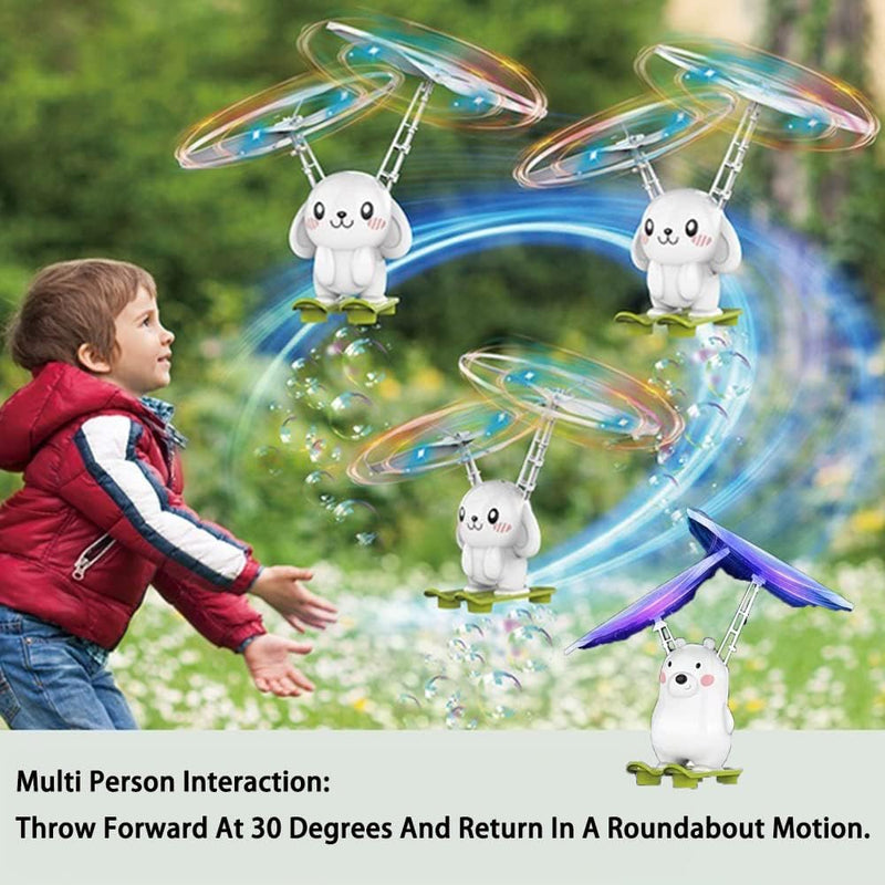 Flying Bubble Helicopter Toy for Kids | Automatic Bubble Maker | Toyology