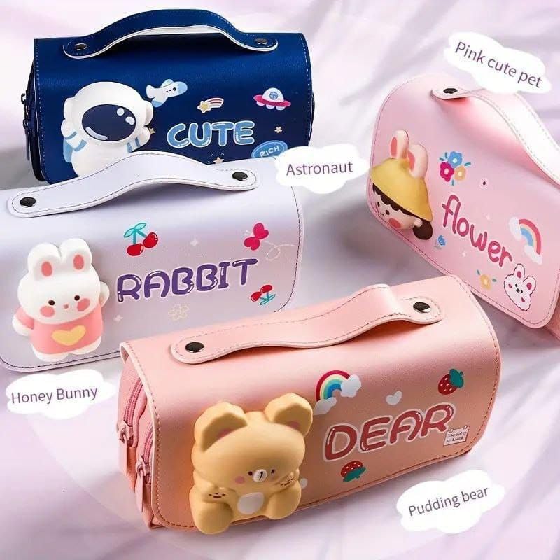 3D Flower Pencil Case for Kids | Cute Pencil Pouch