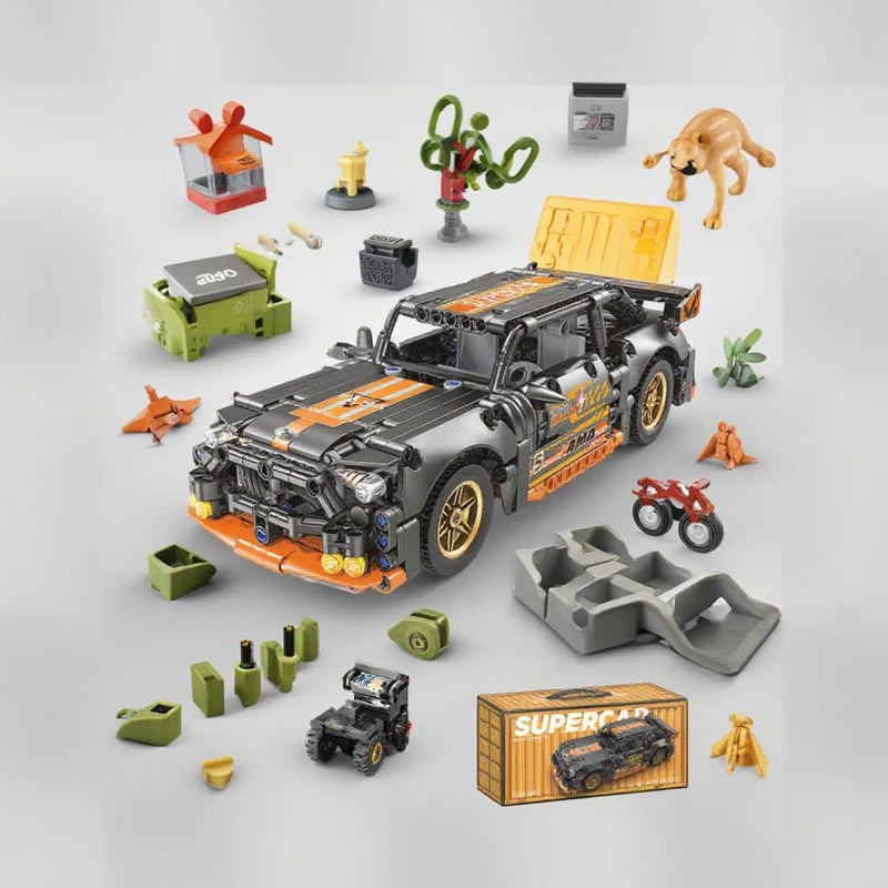 SUPER CAR BLOCK ORANGE
