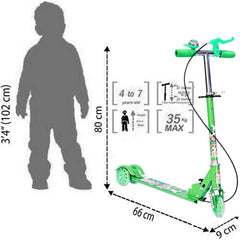 3 WHEEL SCOOTER GREEN