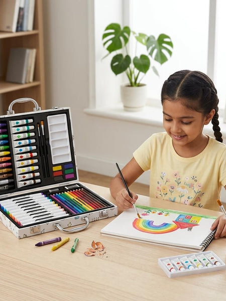 64 PCS Classic Art & Colour Box Set for Kids | Toyology