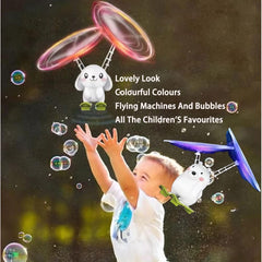 Flying Bubble Helicopter Toy for Kids | Automatic Bubble Maker | Toyology