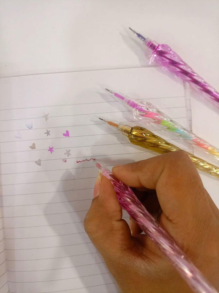 Cute Glitter Gel Pen Set (4 PCS) | Smooth Writing Pens | Toyology