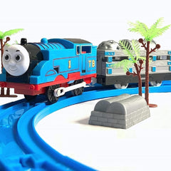 Thomas Cartoon Train Track Toy Set for Kids | Battery Operated Train Set | Toyology
