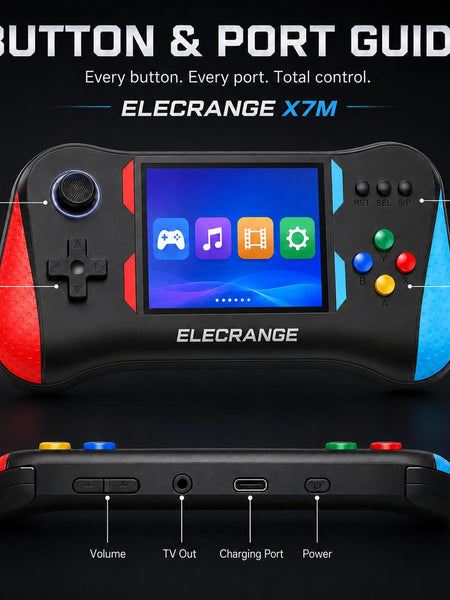 500-in-1 Retro Handheld Gaming Console