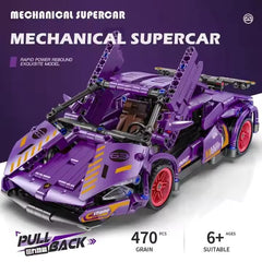 SUPER CAR BLOCK PURPLE